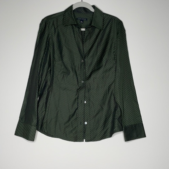 Banana Republic Tops - Banana Republic Button Down Shirt Green sz Large